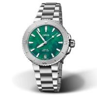 ราคา นาฬิกาข้อมือผู้หญิง ORIS X BRACENET หน้าปัดเขียว 01 733 7770 4137-07 8 18 05P (19794843427)