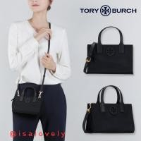 ราคา Isa Lovely Shop Tory burch Ella nylon Mini Tote Bag 146437 Color : Black (25153263846)
