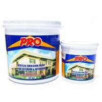 ราคา สีทาบ้าน Pro(โปร) สีน้ำอะครีลิคกึ่งเงาสำหรับทาภายนอกและภายใน (25105346646)