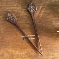 ราคา ปิ่นปักผมไม้ งานฝีมือ ปิ่นไม้ สำหรับปักผม (มี2แบบให้เลือก) (8034366900)