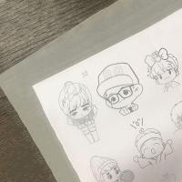 ราคา กระดาษใสรูปลอก - ชุด 10 แผ่น A4, A3 แผ่น - กระดาษลอกลาย (24275245924)