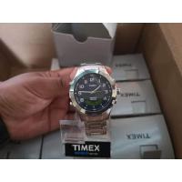 ราคา Timex Men's T24101 Classic Crown Set Combo Chronograph Stainless Steel Bracelet Watch มือหนึ่ง แกะกล่อง (19190388396)