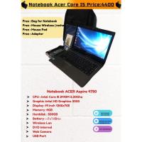 ราคา โน๊ตบุ๊คมือสอง ราคาถูก Notebook ACER Core i5 Ram 4 G HDD500GB แบตเตอรี่เก็บไฟ (14589169352)