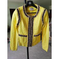 ราคา เสื้อสูทสีเหลือง สูทเหลืองผ้าทอ (4148393313)