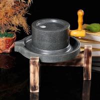 ราคา เครื่องบดแป้ง ใช้มือ เครื่องโม่แป้งมือหมุน หินอ่อนพร้อมฐานไม้ (22582541476)