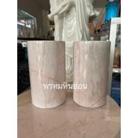 ราคา แจกันดอกไม้หินอ่อน(ทรงกระบอก) (998198282)