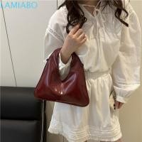 ราคา LAMIABO Cross Body Bag, กระเป๋าสะพายหนัง PU สีทึบ, แฟชั่นอเนกประสงค์ Casual Commuting กระเป๋าถือสตรีสุภาพสตรี (44018958706)
