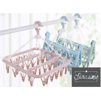 ราคา ตะขอตากผ้า ชุดเด็กอ่อน ผ้าอ้อม ของชิ้นเล็ก พร้อมที่หนีบ 32 ชิ้น SD3-MTVo32 (43063537883)