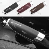 ราคา ZR สําหรับ Honda เบรคมือสําหรับหนังรถฝาครอบเบรค Anti-slip เบรคมือสําหรับ Honda civic 11th gen fd fc eg fk HRV Jazz WRV Stream อุปกรณ์ตกแต่งรถยนต์ (40513954561)