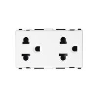 ราคา Chaixing Home เต้ารับคู่3ขา+ม่าน C- Flexi SCHNEIDER รุ่น F1426UEST2M สีขาว (11254285025)