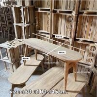 ราคา ม้านั่งไม้สัก ม้านั่งแคปซูลทำจากไม้สักแท้เมืองแพร่ ม้านั่งยาว (22655977190)