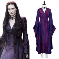 ราคา Game of Thrones COS Melisanre เครื่องแต่งกาย Red Robe Priestess ชุดคอสเพลย์ฮาโลวีน (41115957674)