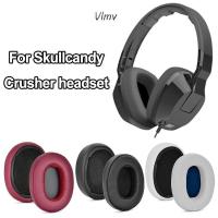 ราคา VLMV แผ่นรองหูฟัง,ฟองน้ํานุ่มหู,แบบพกพาโปรตีนหนัง Earmuffs ชุดหูฟังหูฟังสําหรับ Skullcandy Crusher ไร้สาย/crusher ANC/Hes3 หูฟังอุปกรณ์เสริม (43568480396)