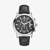 ราคา Guess นาฬิกาข้อมือผู้ชาย Exec Black Chronograph Black รุ่น W0076G1 (6935987576)