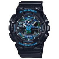 ราคา Casio G-Shock นาฬิกาข้อมือ สายเรซิ่น รุ่น GA-100CB-1ADR (สีดำ) (63178108)