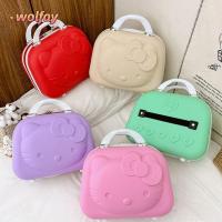 ราคา Wolfay กระเป๋าเดินทางเครื่องสําอาง, Kitty กระเป๋าเดินทางแบบพกพา, Kawaii 14 นิ้วกระเป๋าเดินทางกันน้ําเด็กผู้หญิงผู้หญิง (28929766927)