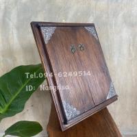 ราคา กระจกไม้สัก (สามารถตั้งโตะ และแขวนติดผนังได้) (7289323942)