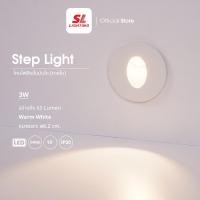 ราคา SL Lighting โคมไฟติดผนัง โคมไฟขั้นบันได Step light LED 3W 3000K รุ่น SL-15-3855-RD-3W30-WH (24620381701)