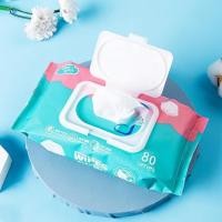 ราคา Baby Wipes สินค้าขายดี ทิชชู่เปียกทำความสะอาดสำหรับเด็ก ทำความสะอาดหน้าได้ 1ห่อ มี80แผ่น 【มีสินค้าพร้อมส่ง ราคาถูก】 (24379173213)
