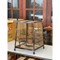 ราคา กรงนก 15 ซี่ ตุ้มใหญ่ ไม้ขาวดำ (43257867516)