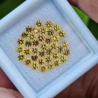 ราคา กลมก้นเพชร 2.4-2.5มิล 1เม็ด‘ พลอยแท้ บุษราคัม สีเหลืองกล้วยหอม YellowSapphire แซฟไฟร์ พลอย หินแร่ อัญมณีแท้ Sapphire Gem (29413423818)