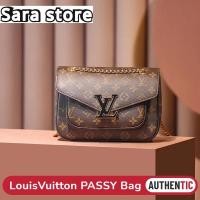 ราคา หลุยส์วิตตอง LV Louis Vuitton PASSY สุภาพสตรี/กระเป๋าสะพายไหล่/กระเป๋าโซ่ (27526679906)