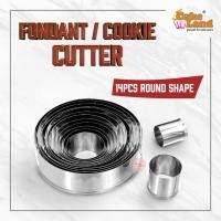 ราคา CAKE LAND เครื่องตัดคุกกี้ฟองดองสแตนเลส 14 ชิ้น - ทรงกลม (22568868571)