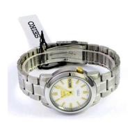ราคา SEIKO 5 Automatic รุ่น SNKK07K1 นาฬิกาข้อมือผู้ชาย สายแสตนเลสสีเงิน เข็มสีทองประกันศูนย์ Seiko 1 ปีเต็ม (8554438722)
