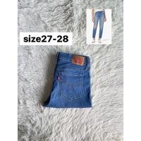 ราคา กางเกงยีนส์ลีวาย 711 Skinny แท้%มือสอง (27655352561)