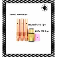 ราคา สายเชื่อมไฟฟ้า อะไหล่ปืนเชื่อม Co2/MIG Tip body pana350 Insulator Orific ใช้กับ เครื่องเชื่อมไฟฟ้า ระบบ มิก ซีโอทู (7245669193)