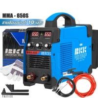 ราคา BKK ตู้เชื่อม Inverter ตู้เชื่อมไฟฟ้า เครื่องเชื่อม IGBT MMA-650S รุ่นใหม่ 2 หน้าจอ 3 ปุ่ม สายเชื่อม 10 ม. สายดิน 3 ม. (23882047297)