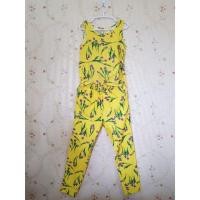 ราคา ชุดเข้าเซท เสื้อกล้ามกางเกงขายาว สีเหลืองลายดอก (960057102)