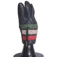 ราคา ถุงมือ MERAH Rexs | ถุงมือมอเตอร์ไซค์หนังยาว Quilted Zipper สีแดงสีขาวสีฟ้า (41913581832)