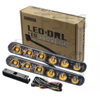 ราคา ไฟเดย์ไลท์ 108 6LED สามารถเปิดได้ทั้งกลางวันและกลางคืน ไฟเดย์ไลท์มีสีขาว ไฟเลี้ยวมีสีส้ม (16470456485)