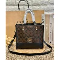 ราคา COACH FIELD TOTE 22 SMALL BAG ((C5122)) (15500396844)