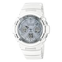 ราคา Casio G-Shock นาฬิกาข้อมือผู้ชาย สายเรซิ่น รุ่น AWG-M100SMW , AWG-M100SMW-7A- สีขาว (2721526585)