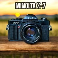 ราคา MINOLTA X-7 MINOLTA MD ROKKOR 50MM.F1.7 (28360073842)