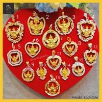 ราคา จี้พญาครุฑ องค์พญาครุฑ กรอบทอง24k ล้อมเพชร เครื่องราง จี้พยาครุฑ ครุฑจี้ จี้ครุฑ เครื่องรางไทย บูชาพญาครุฑ เสริมดวง (16066966071)