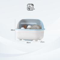 ราคา ที่คว่ำจาน กล่องเก็บจาน ที่คว่ำขวดนม กันฝุ่นละออง กันแมลง โค้งมน (มีฝาปิด)การจัดเก็บที่สะดวก จัดเก็บเรียบร้อย (24590847669)