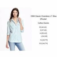 ราคา Old Navy Chambray Wash สีฟ้า (41250526956)