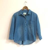 ราคา Forever21 แท้ เสื้อเชิ้ตยีนส์ (4241337108)