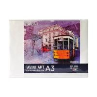 ราคา FAVINI ART กระดาษวาดเขียน 100 ปอนด์ A3 กระดาษ กระดาษสีขาว ชนิดหยาบ 200 แกรม (50 แผ่น) (27381956195)