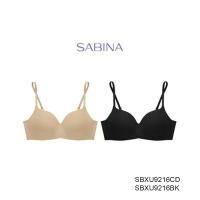 ราคา Sabina ซาบีน่า เสื้อชั้นใน (Set 2 ชิ้น) (ไม่มีโครง)รุ่น Pretty Perfect รหัส SBXU9216CD+SBXU9216BK สีเนื้อเข้ม/สีดำ (22646258630)
