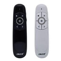 ราคา OKER Laser Pointer สีขาว/ดำ เลเซอร์พอยเตอร์ รีโมทเลเซอร์ไร้สาย #รุ่น P-118 P118 (3317598905)