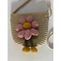 ราคา กระเป๋าสะพายแฟชั่น ใบเล็ก ของขวัญปีใหม่ กระเป๋าสาน ของใหม่ แต่งดอกไม้ น่ารัก กระทัดรัด ราคาถูก (27351496811)