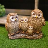 ราคา ตุ๊กตาฮูกเรซิ่น ฮูกครอบครัว นกฮูกแต่งบ้าน นกฮูกพ่อแม่ลูก (2814430004)