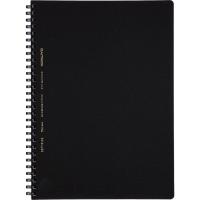 ราคา KOKUYO NOTEBOOK Soft Ring Notebook Business 70 sheets, semi-B5, ruled with graph paper, black (41956587067)