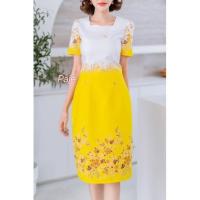 ราคา ชุดเดรสผ้าปาเต๊ะอัดกาวทั้งชุด (21248324740)