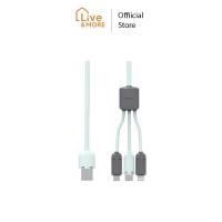 ราคา Maoxin สายชาร์จ 3in1 (S-10) สายชาร์จไอโฟน+Micro USB+Type C พกเส้นเดียวใช้ได้ทุกเครื่อง (4938123556)