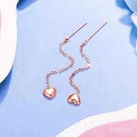 ราคา สร้อยข้อมือห่วงเพชรทองคำAU750 18K ออกแบบหัวใจพีช สไตล์เรียบหรูสำหรับผู้หญิง (40419251179)